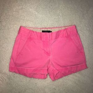 J. Crew • Hot Pink Vintaged Shorts